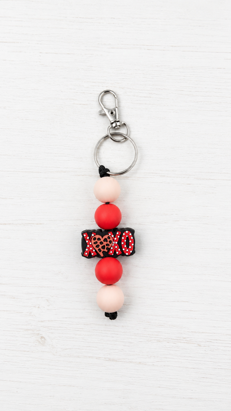 XOXO Beaded Keychain/ Bag Charm