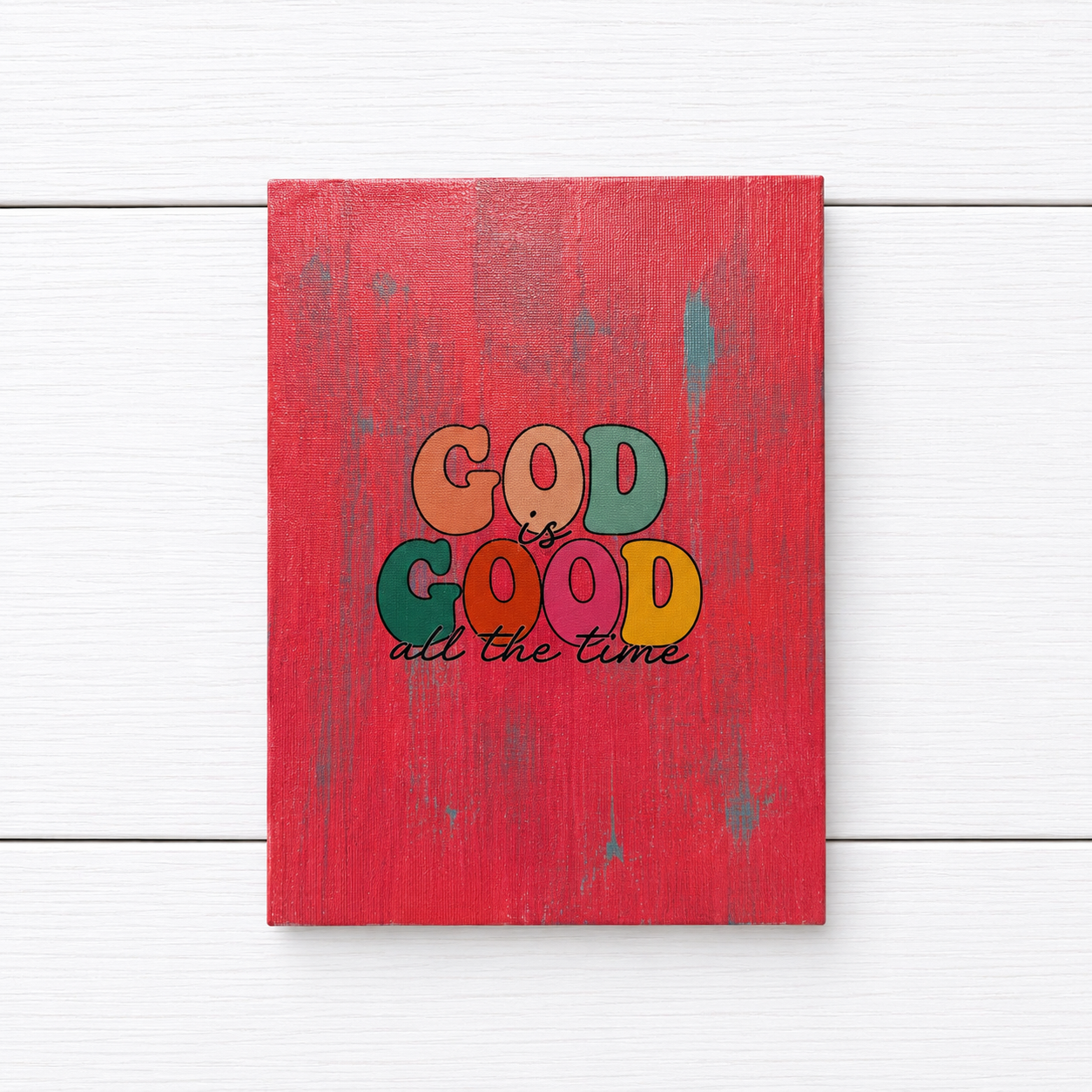 “God is Good” Hangable Mini Canvas