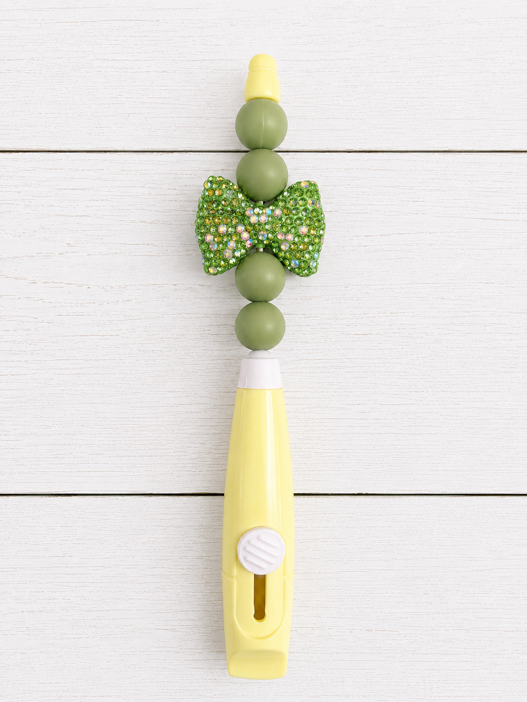 Green Rhinestone Box Opener