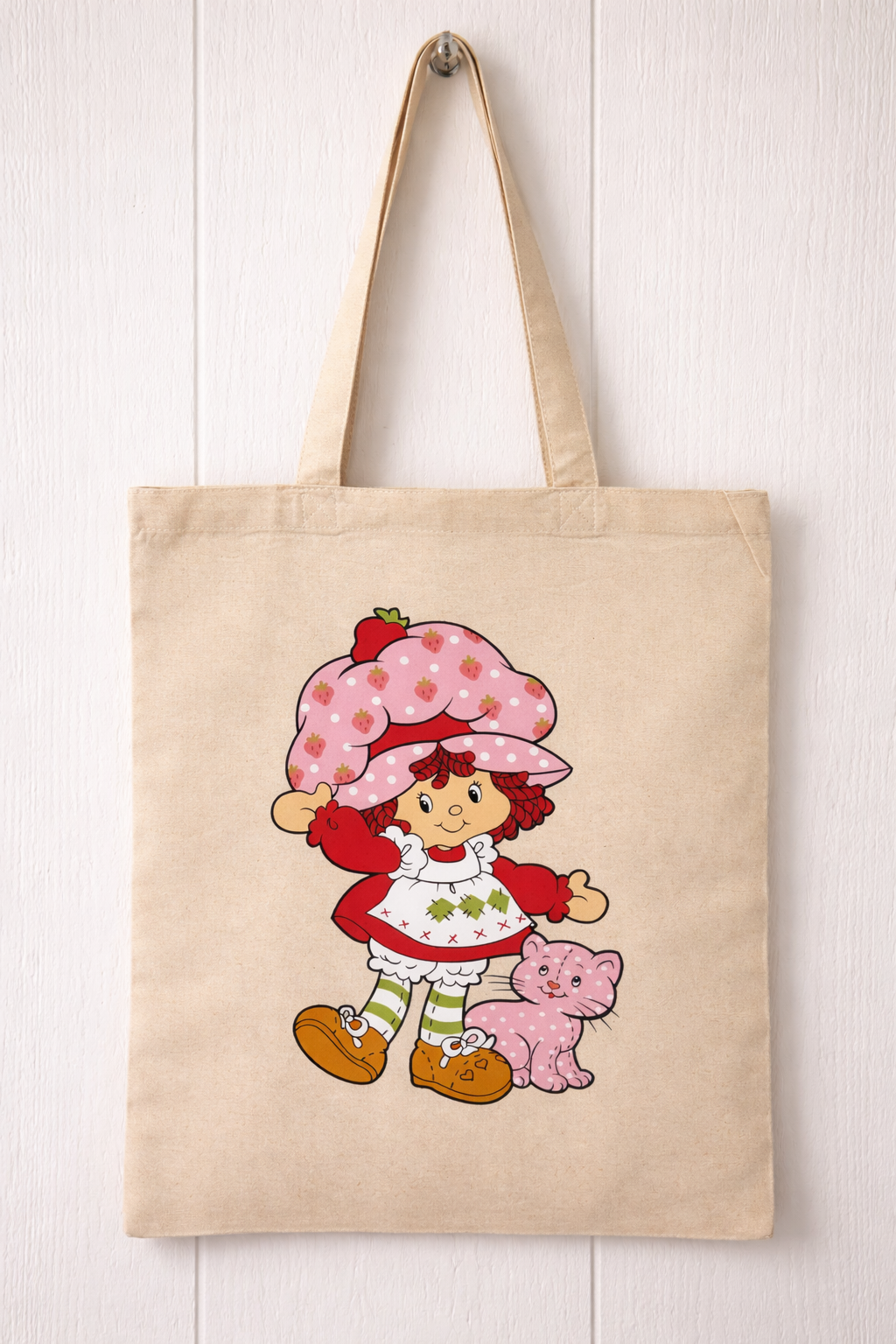 Strawberry Shortcake & Custard Tote Bag