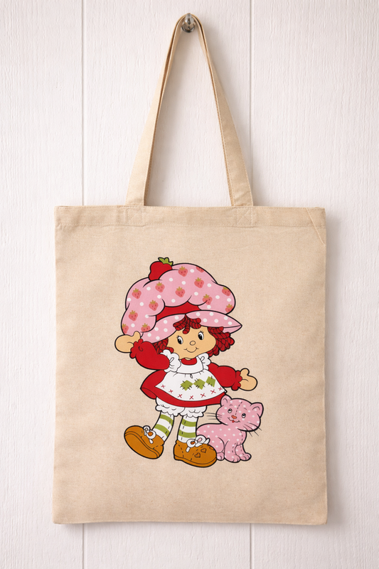 Strawberry Shortcake & Custard Tote Bag