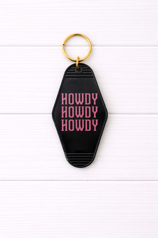 Triple Howdy Keychain/ Bag Charm