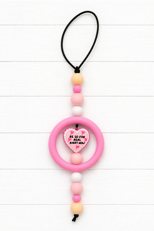 Car mirror beaded hanger
