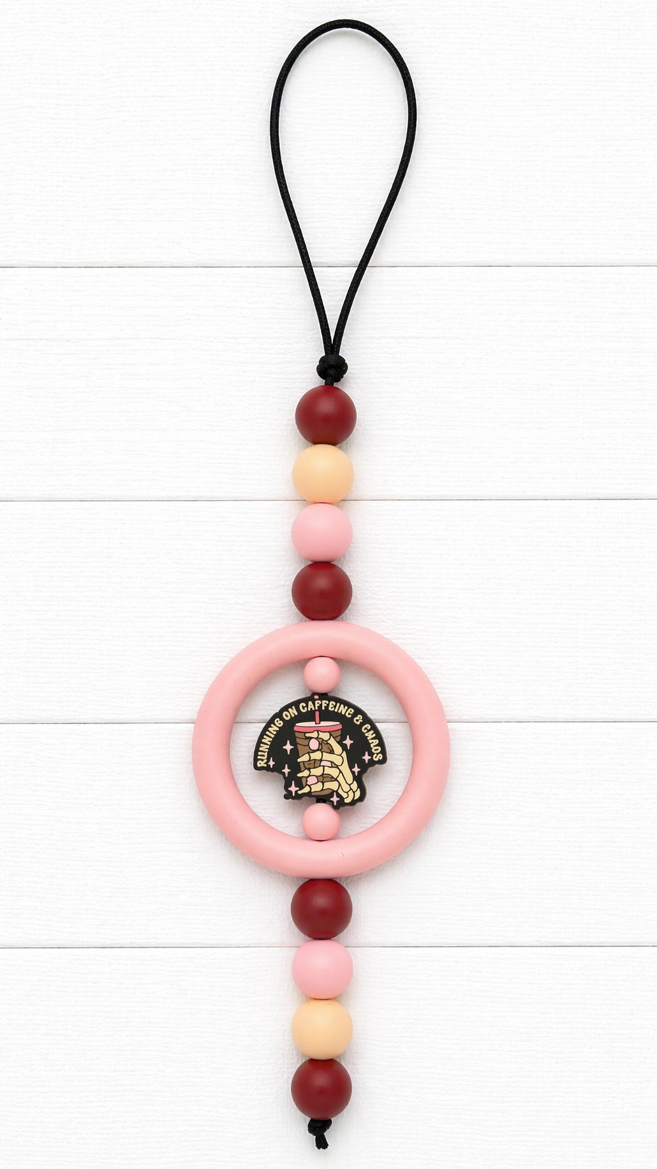 Car mirror beaded hanger