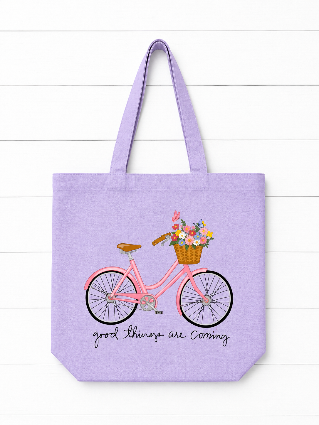 Good Things Are Coming Small Tote Bag